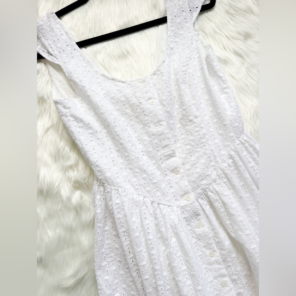 Of Her Own Kind Claudette Dress White Eyelet Small New With Tags — image 4 of 8